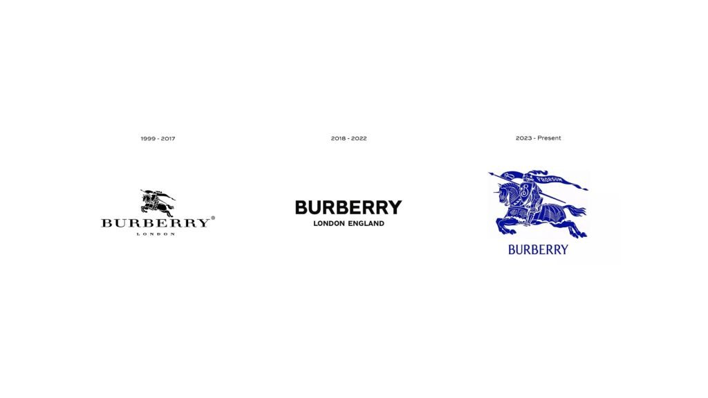Burberrry rebranding