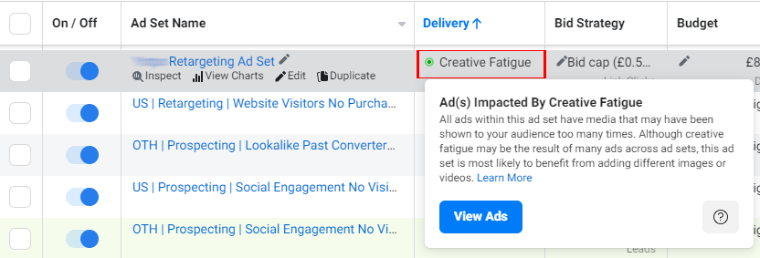 meta ad fatigue
